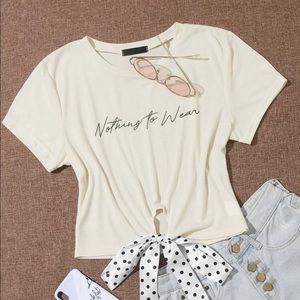 ✨🛍✨NWT Nothing to Wear Tee